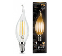 Лампа светодиодная Gauss LED Filament E14 11Вт 2700K 104801111