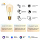 Умная светодиодная лампа Gauss Smart Home E27 7 Вт 2500 K 1290112