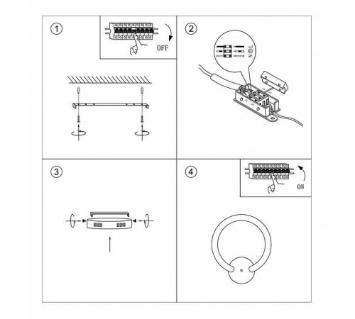 Накладной светильник Globo Cordoba 42500-1
