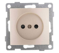 Розетка без заземления и со шторкой, без рамки Gusi Electric BRAVO С10Р2-027