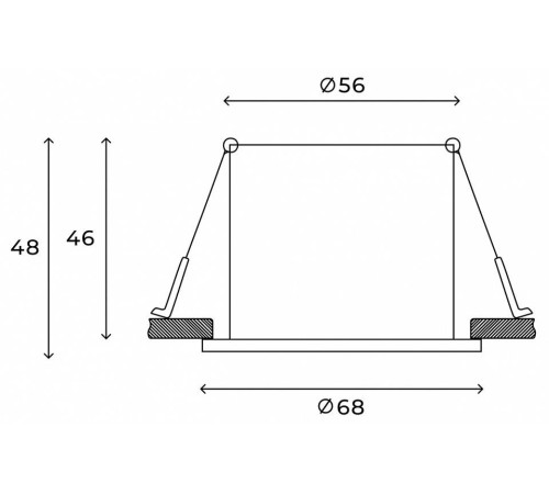 Встраиваемый светильник Hesby Lighting Verdal HSBL_0101
