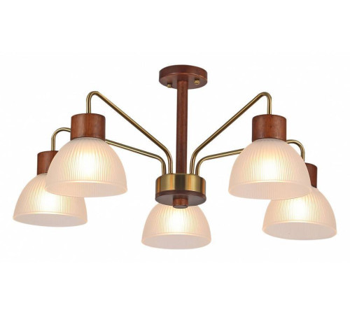 Люстра на штанге ILLUMICO IL0286-5C-79 BR