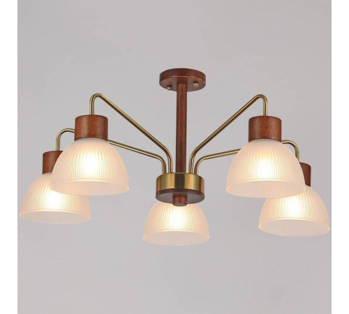 Люстра на штанге ILLUMICO IL0286-5C-79 BR