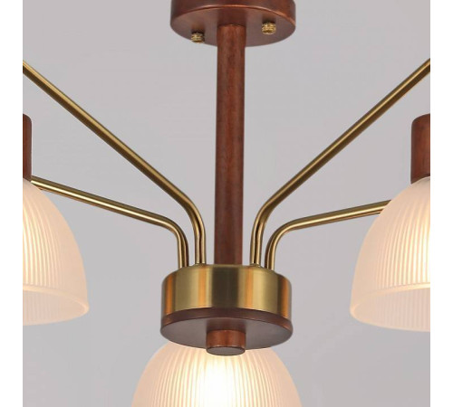 Люстра на штанге ILLUMICO IL0286-5C-79 BR