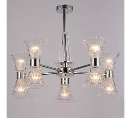 Люстра на штанге ILLUMICO IL0288-10P-79 CR