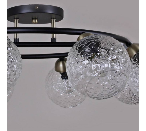 Потолочная люстра ILLUMICO IL0296-8CSQ-79 BK AB