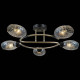 Потолочная люстра ILLUMICO IL0300-5CSQ-79 BK AB