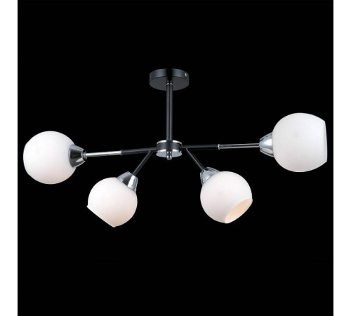 Люстра на штанге ILLUMICO LIBRA IL0715-4CSQ-24 BK CR LIBRA