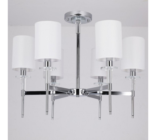 Люстра на штанге ILLUMICO IL1382-6CPA-29 CR Romei