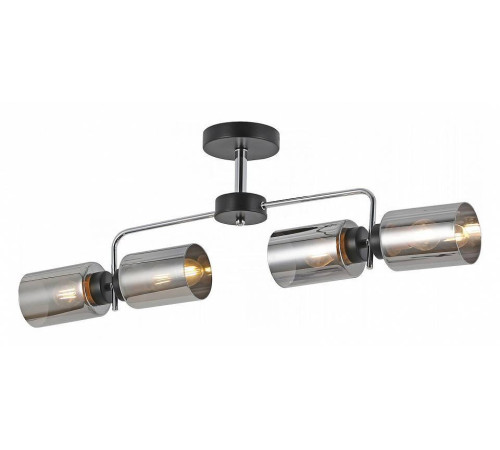 Люстра на штанге ILLUMICO IL8249-4COU-79 BK CR