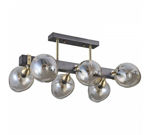 Люстра на штанге ILLUMICO IL9736-6CSQ-79 BK AB