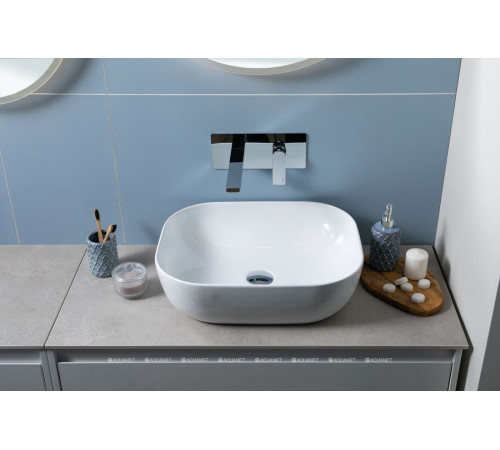 Раковина накладная керамическая Aquanet Lake 1 500х395х145 мм LAKE-1