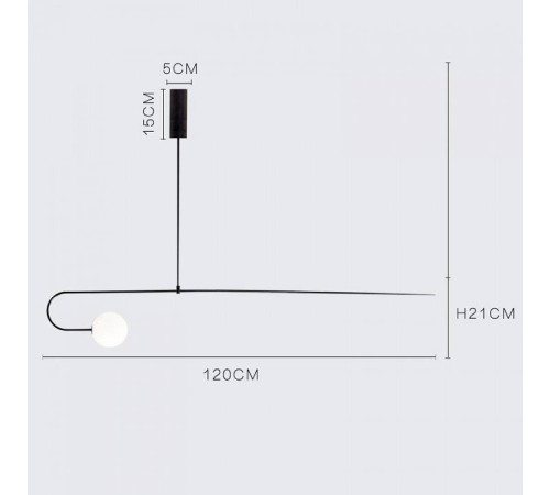 Светильник на штанге Imperiumloft LINES LINES-07