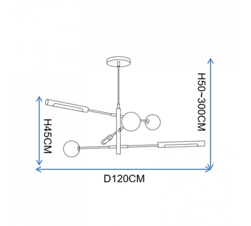 Подвесная люстра Imperiumloft RUNNA RUNNA01