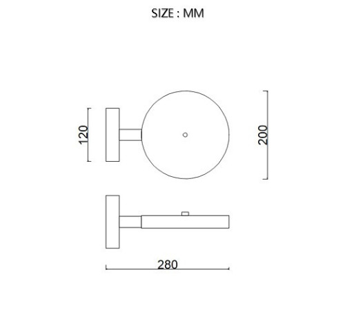 Бра Imperiumloft TURNA Gray TURNA-W01