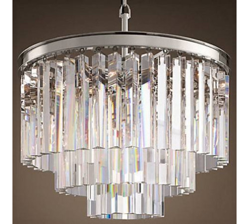 Подвесная люстра Imperiumloft Rh 1920S Odeon Clear Glass Fringe 40.1539
