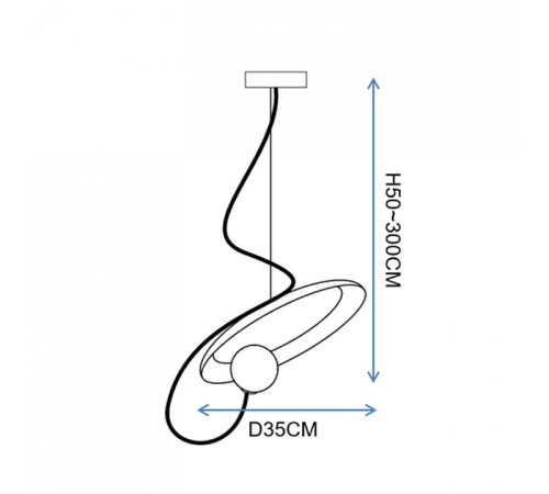 Подвесной светильник Imperiumloft MARGOTT Black margott01
