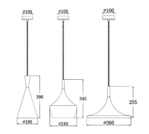 Подвесной светильник Imperiumloft Dairy Light Beat Fat 40.283