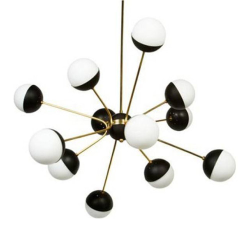 Подвесная люстра Imperiumloft Rewire Custom Orb Chandelier In 1950 40.1328.MT.20.CH