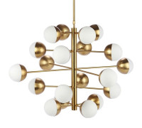 Люстра на штанге Imperiumloft Globe Cedar Moss Light 40,1667