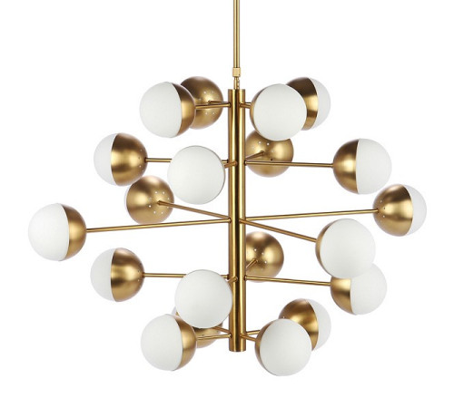 Люстра на штанге Imperiumloft Globe Cedar Moss Light 40,1667