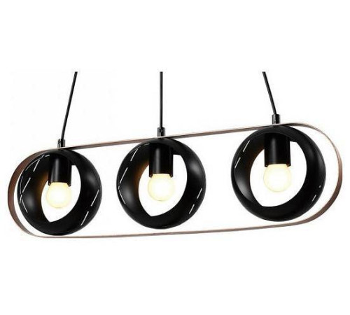 Подвесной светильник Imex Rolf MD.21744-3-P-BK+CP