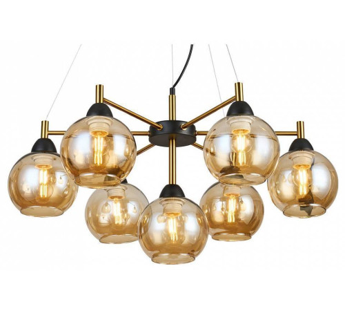 Подвесная люстра Imex MD.9056 MD.9056-7-P-BK+COP