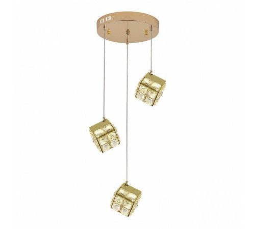 Подвесной светильник Indigo Radioso 12048/3P Gold