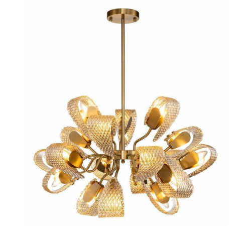 Люстра на штанге Indigo Fless 11033/18R Amber