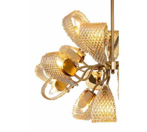 Люстра на штанге Indigo Fless 11033/18R Amber