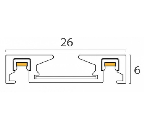 Трек накладной Italline KREATOR IT09-9020 black tube