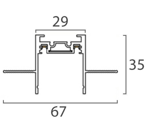 Трек встраиваемый Italline KREATOR IT09-9021 black tube