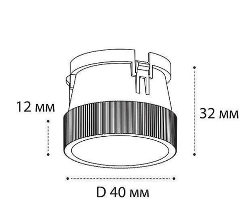 Кольцо декоративное Italline Danny Ring Danny crystal