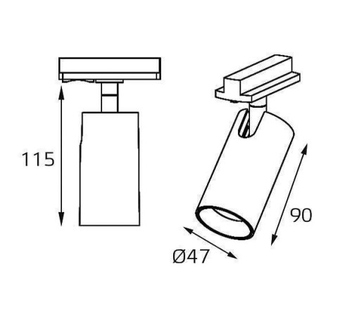 Светильник на штанге Italline TR 3006 TR 3006 gold