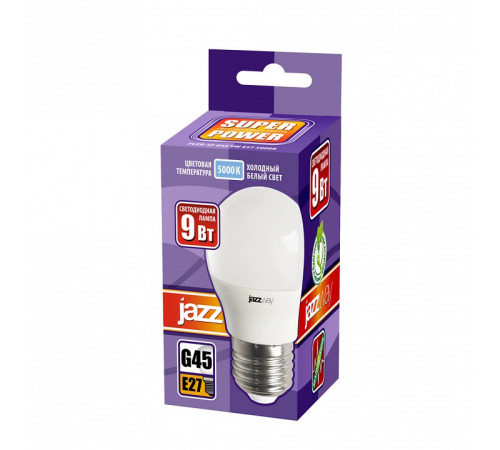 Лампа светодиодная Jazzway PLED-SP G45 9W E27 5000K