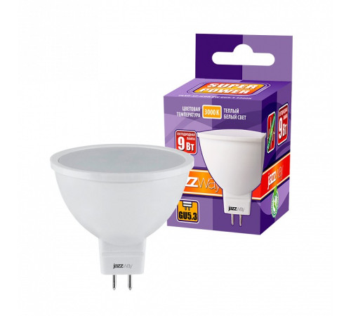 Лампа светодиодная Jazzway PLED-SP JCDR 9W 3000K