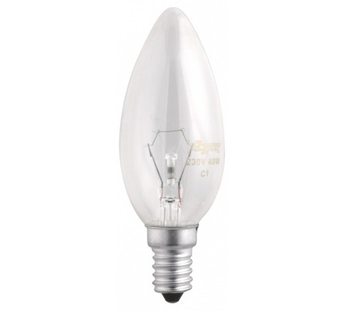Лампа накаливания Jazzway B35 240V 40W E14 clear
