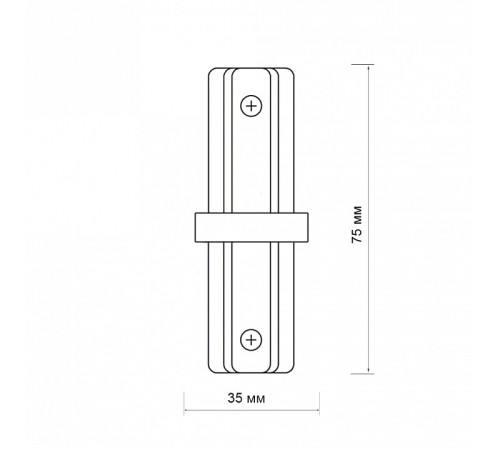Соединитель линейный для треков Jazzway PTR CI-GR