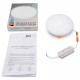 Встраиваемый светильник Jazzway PLED DL3 12w 6500K IP20 WH