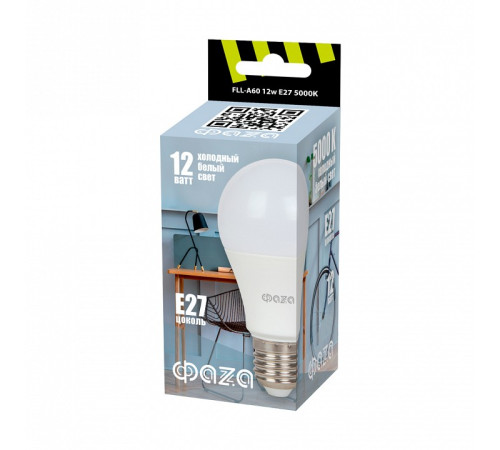 Лампа светодиодная Jazzway FLL- A60 12w E27 5000K
