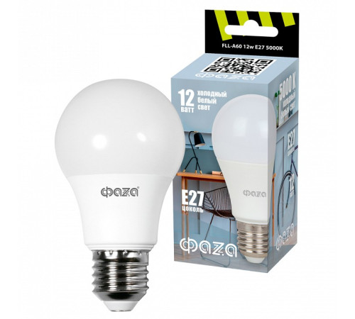 Лампа светодиодная Jazzway FLL- A60 12w E27 5000K