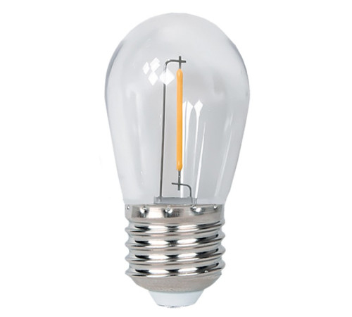 Лампа светодиодная Jazzway E27 1Вт 2700K PLED ECO S14 1w E27 2700K CLEAR