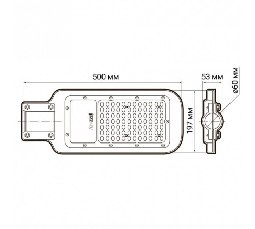 Консольный светильник Jazzway PSL 07 120w 5000K IP65