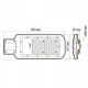 Консольный светильник Jazzway PSL 07 120w 5000K IP65