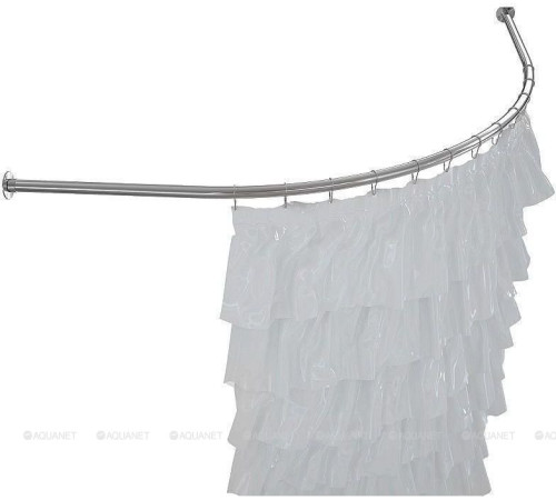 Карниз для поддона Aquanet полукруг 1000x1000 мм нержавеющая сталь 00235253