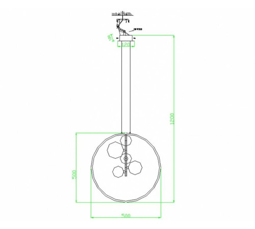 Подвесная люстра Kink Light Иона 09408-5А,19