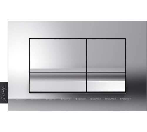 Клавиша смыва Jacob Delafon E20858-CP геометрический дизайн глянцевый хром