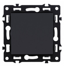 Выключатель одноклавишный без рамки Kollinger Asthetik AS-001BK