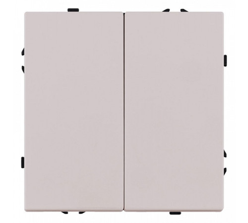 Выключатель двухклавишный без рамки Kollinger Eclipse EC-025CM