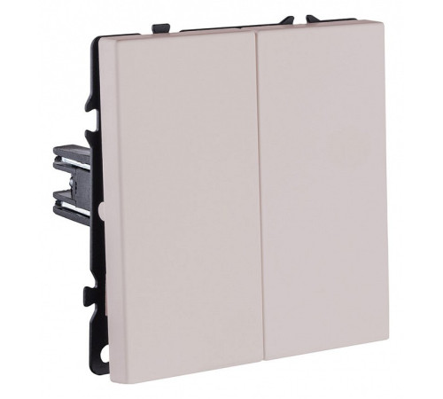 Выключатель двухклавишный без рамки Kollinger Eclipse EC-025CM